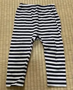 UNIQLO ユニクロ　レギンス　80サイズ　ストライプ コットンパンツ 80