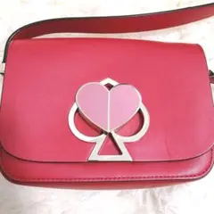 ケイトスペード ニコラ ツイストロック ショルダーバッグ ハート