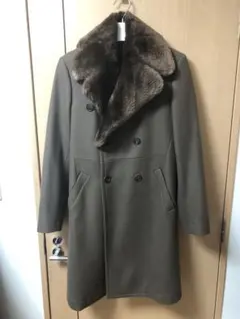 希少 VICTOR&ROLF 12AW ビーバーファー着脱カシミヤ混ロングコート