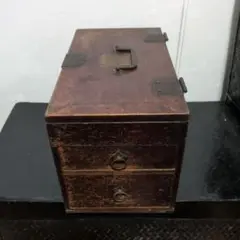レア品 明治時代 懸硯 船箪笥 時代箪笥 小箪笥 ディスプレイ・店舗什器等にも レア品 明治時代 懸硯 船箪笥 時代箪笥 小箪笥 ディスプレイ