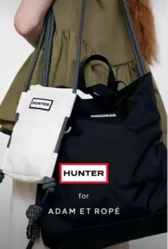 【HUNTER for ADAM ET ROPE'】別注トラベルフォンポーチ