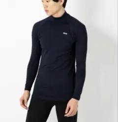 FILA メンズ トップス コンプレッションハイネック インナーシャツ 水陸両用