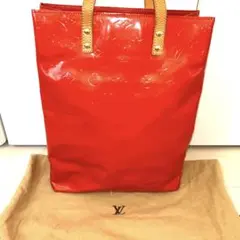 激安!早い者勝ち!美品!ルイヴィトン ヴェルニ レッド 大ハンドバッグ