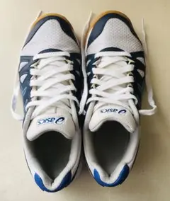 asics スポーツシューズ ホワイト/ネイビー