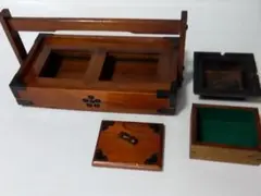 レトロ 木製 灰皿 Japanese wooden interior