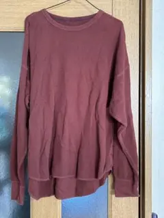 The shop TK ワッフルラウンドカットソー
