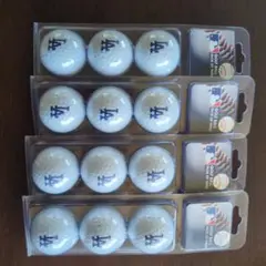 MLB ドジャースプレミアムゴルフボールセット 3個×4＝12個