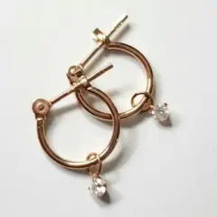 ダイヤモンドピアス 両耳0.06カラット