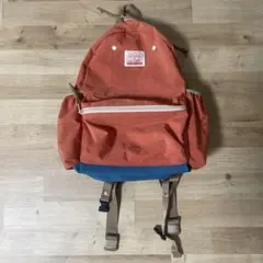 オーシャンアンドグラウンド　オレンジ ナイロン リュック