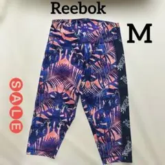 Reebok トロピカル柄 スパッツ M