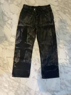 ダメージ加工 ブラックデニム