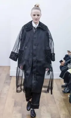 ノワールケイニノミヤ 21AW ティアードデザインリバーシブルコート Blackmeans x Zepanese Club/ブラックミーンズ×ゼパニーズクラブ