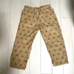 WED STORE ベージュ プリント柄 チノパン　freaks store