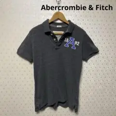 ❤️良品❤️アバクロンビー&フィッチ❤️メンズ❤️半袖ポロシャツ❤️グレー/ M