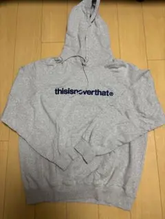 thisisneverthat T-Logo Hoodie M ヘザーグレー