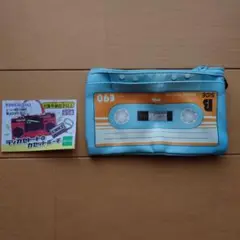 カセット柄ポーチ