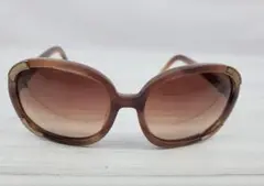 Chloé ブラウン ラウンドサングラス ケース付き　クロエ