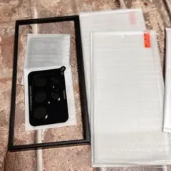 2枚 Galaxy S24 Ultra 5G ガラスフイルム ガイド枠付き