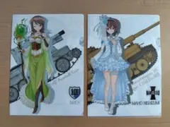 一番くじ ガールズ&パンツァー クリアファイル 2枚セット