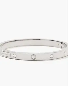 kate spade シルバークリスタルバングル