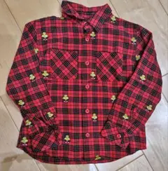 ヒステリックミニ　ヒスミニ　チェックシャツ　120