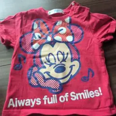 東京ディズニーリゾート ミニーマウス Tシャツ 80