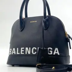極美品✨バレンシアガ VILLE Sサイズ 2wayショルダーバッグ 黒 本革