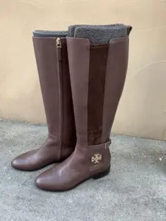 Tory Burch ロングブーツ 茶