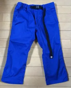 OUTDOOR青のショートパンツ ウエスト調整可能Sサイズ