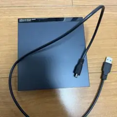 Logitec LDR-PUE8U3LBK DVDドライブ　外付け　USB