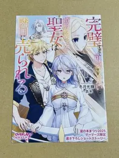 完璧すぎて可愛げがないと婚約破棄された聖女は隣国に売られる 8Pブックレット