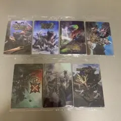 モンスターハンター　ウエハース　カード　イラストカード　7枚