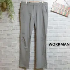 ワークマン ゴルフパンツ ストレッチ 美品 吸水速乾 ゴルフウェア 無地 L