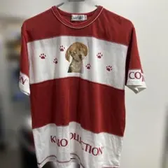 Kunio Sato 犬プリントTシャツ Mサイズ