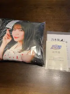 菅原咲月　乃木坂リズムフェスティバル　乃木フェス　クッション　直筆サイン 乃木坂46 菅原咲月 乃木フェス 直筆サイン入りチェキ ※証明書