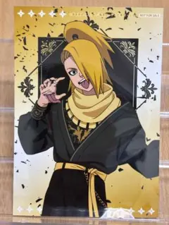 NARUTO疾風伝　アラベスクファッション　特典　ブロマイド　デイダラ