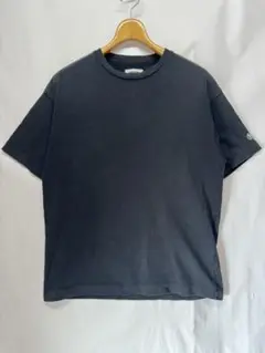 FACTOTUM ファクトタム 袖刺繍 ベーシックtシャツ コットン ブラック