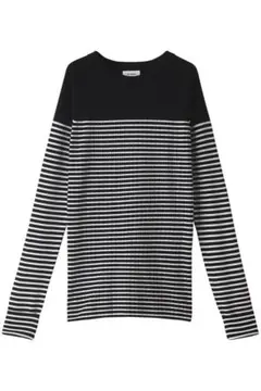 THE RERACS 23FWコットンリブニットロングスリーブプルオーバー 46