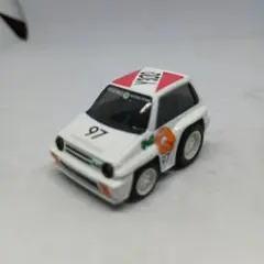 ちびっこチョロＱ　シティターボ　レース仕様 ホワイト　ミニカー