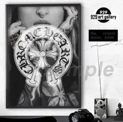 CHROMEHEARTS type☆オマージュアートインテリアポスター#CH29