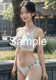 A4サイズアートポスター 1点もの 美女ポスター最高品質 D-E-２７