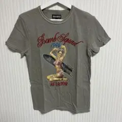 T221 Jackrose Bomb Squad ピンナップガールTシャツ 古着