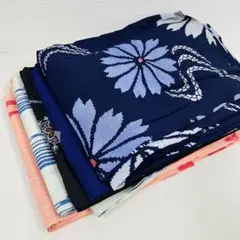 単衣 夏着物 5着 まとめ売り リメイク材料 S-1384