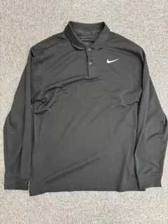 Nike Dri-FIT 黒ポロシャツ L