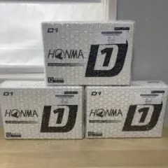 【新品・ホワイト】 ホンマD1 　ゴルフボール　3ダース