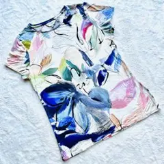 TED BAKER テッドベイカー 【M】花柄 カットソー　Tシャツ トップス
