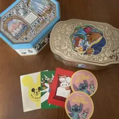 【すぐ発送】　Disney ディズニー　空き缶　シールセット