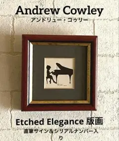 【Andrew Cowley】アンドリュー・コゥリー　エッチドエレガンス版画 品質が Andrew Cowley】アンドリュー・コゥリー エッチド
