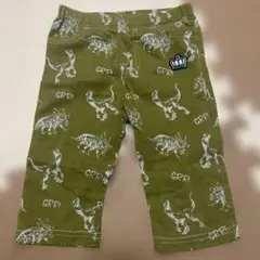 恐竜柄ハーフパンツ オリーブグリーン