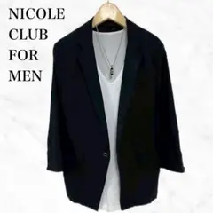 NICOLE CLUB FOR MEN 七分袖ジャケット　テーラードジャケット